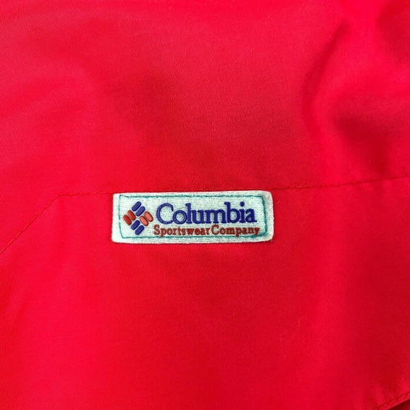 VTG Columbia Jacket Mens‎ Large Red Blue Whirlibird 3 in 1 Coat Down Insulated - Picture 4 of 16